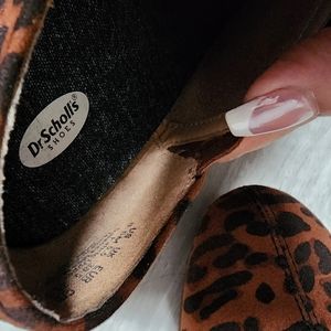 Dr Scholl's animal print shoes